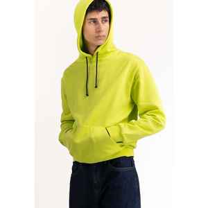 Sudadera con Capucha Verde Básica 224-112-022, Sudadera con Cierre de Punto Informal, Tallas XXS-6XL, Diseño Sólido, Impresión Serigrafiada, Muestra Gratis Disponible - Product Image 1