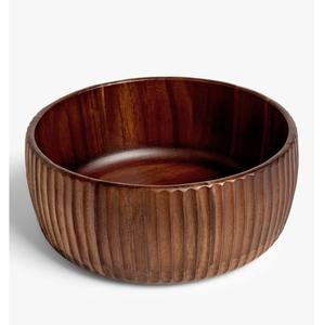 Tazón japonés de madera natural para servir comida en Ramadán, especial para Eid, hecho a mano, sostenible, para compradores mayoristas - Product Image 5