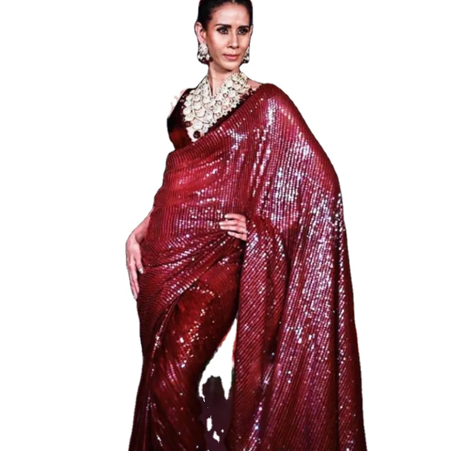 Красный и черный стилист специальный дизайн одежда для вечеринки сари с открытыми плечами вырезанная блузка для интимной леди для вечеринки и повседневной одежды