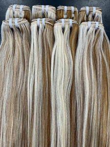 Extensions de cheveux vietnamiens couleur piano vente en gros Style de surbrillance 100 pour cent de cheveux humains Texture soyeuse douce - Product Image 3