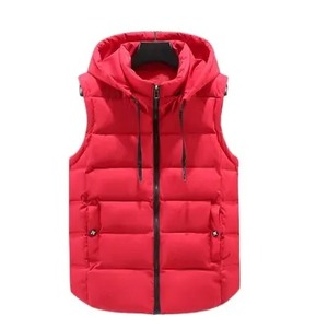 Chaleco acolchado de burbujas para hombre, chaqueta cálida con logotipo personalizado, sin mangas, calentador - Product Image 4