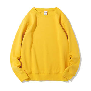 Sweat-shirt décontracté pour homme en tissu polaire Ponte De Roma 360g, col rond, surdimensionné, avec logo imprimé par transfert thermique et broderie - Product Image 4