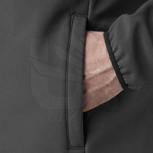 Diseñe su propio logotipo Chaqueta Softshell a prueba de viento para hombres Chaqueta Softshell hecha a medida - Product Image 6