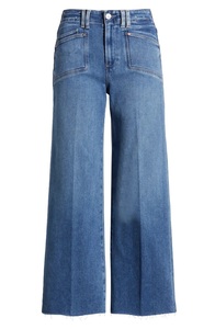 Jeans en denim déchirés taille haute respirants à jambe large pour l'hiver de grande taille personnalisés pour femmes vente en gros - Product Image 3