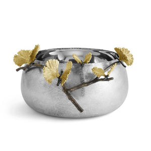 Soporte de diseño con forma de rama frondosa tradicional Ceremonias chapadas en oro Eventos religiosos Cuenco de frutas y cenas familiares - Product Image 5