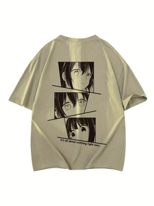 เสื้อยืดคอกลมลำลองแขนสั้นสำหรับผู้ชาย, เสื้อยืดผ้าฝ้าย100% สีขาวทึบขนาดพิเศษคอลเลคชั่นฤดูร้อน260กรัมเนื้อผ้าจำนวนมาก - Product Image 3