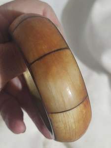 Bracelets en os naturel écologiques faits à la main, style punk vintage, bijoux ethniques avec quartz pour femmes, vente en gros - Product Image 2