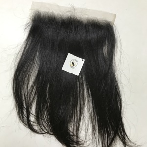 Ligne de cheveux naturelle, cuticule vierge brute alignée, cheveux humains péruviens, noirs, lisses, transparents, Swiss HD, Lace Frontal, 13x4, 13x6 - Product Image 5