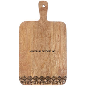 Tabla de cortar de madera de mesa Tabla de cortar hecha a mano de buena calidad Tabla de cortar de diseñador con estilo clásico - Product Image 3