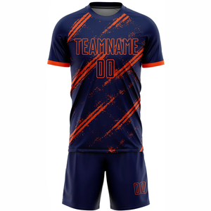 Tenue de football 100% polyester, unie, séchage rapide, antibactérienne, extensible, manches courtes, unisexe, ensembles adultes, options de logo d'équipe personnalisé - Product Image 5