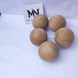 Billes en bois de chêne pour personnalisation, grand diamètre de 50 mm - Product Image 3