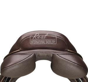 Selle de dressage anglaise en cuir véritable Prix direct d'usine avec équipement d'équitation confortable - Product Image 4