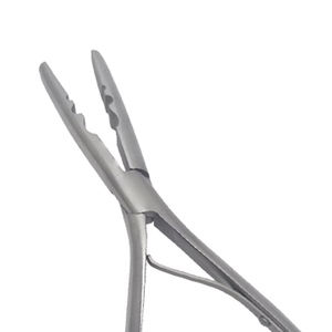 Pince à cheveux en acier inoxydable pour extensions de cheveux en kératine avec embout carré de 3 mm et 5 mm pour usage commercial - IMANS ENTERPRISES IE-EX-0111 - Product Image 2