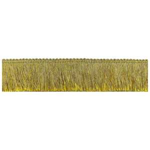 Cut fringe foil fabric silver 3 cm Handmade Gold Bullion Wire Fringe Uniform Cut fringe foil fabric silver 3 cm - Product Image 2