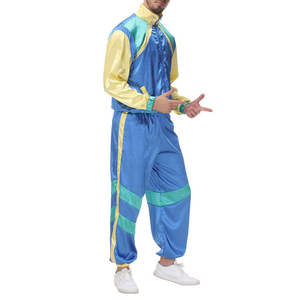 Survêtement pour homme en polyester et nylon léger imperméable avec logo personnalisé, coupe-vent d'extérieur, ensemble de survêtement coupe-vent - Product Image 4