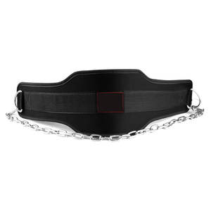 2025 venta al por mayor gimnasio entrenamiento cuero Dip Belt con alta calidad Fitness entrenamiento levantamiento de pesas culturismo cuero Dipping Belt - Product Image 1