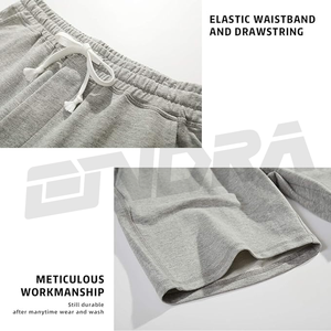 กางเกงขาสั้นผ้าฝ้ายสีเทาสำหรับผู้ชายสำหรับฤดูร้อนเนื้อผ้าระบายอากาศได้ดีดีไซน์ทันสมัยและสวมใส่สบายเหมาะสำหรับถนนแฟชั่นแบบลำลอง - Product Image 4