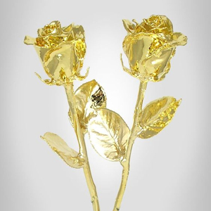 Nueva llegada Vintage decorativo 24K oro rosas de primera calidad Metal 24K oro rosa para el mejor artículo de regalo a precios razonables - Product Image 4