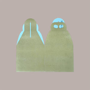 10 pièces or peau graphique carton 200x200H180mm fournitures de vacances de noël-boîte-cadeau pour 1kg grand porte-panettone - Product Image 2