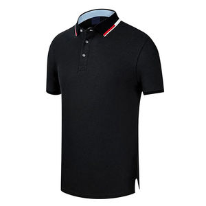 Polos hommes polos Logo personnalisé haute qualité luxe hommes chemise Polo vêtements de sport à manches courtes 100% Polyester coton 2025 - Product Image 3