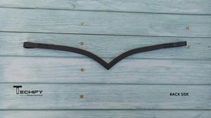 Haute qualité dernière conception en cuir équestre sourcil bande avec bleu foncé bleu congelé bleu clair strass bandeaux - Product Image 6