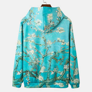 แจ็กเก็ตมีฮู้ดแห้งเร็วไซส์พิเศษผ้าฝ้าย100% ซับลิเมชันสำหรับฤดูหนาวดีไซน์มีเอกลักษณ์ - Product Image 2