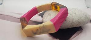 Brazaletes de resina de joyería de moda de la India brazaletes hechos a mano para mujeres y niñas aspecto clásico - Product Image 2