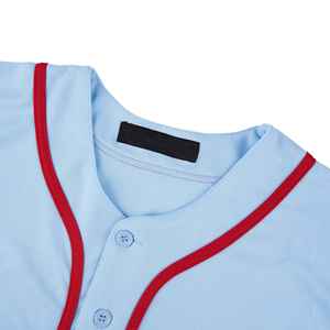 Breathable Sportswear OEM Custom Low MOQ <b>Baseball</b> Jersey with Short Sleeves Manufacturer in Pakistan <b>Baseball</b> Jersey - Product Image 3