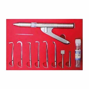 Pistolet de retrait automatique de couronnes dentaires Cinq accessoires Instruments chirurgicaux à base d'acier inoxydable pour un retrait manuel facile des couronnes - Product Image 5