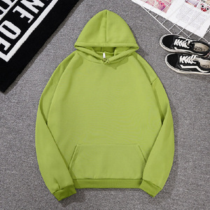 Oem Custom Printed Embroidery Logo Design Solid Oversized Knitted Winter Pullover Hoodies Men Polyester Casual - Product Image 3