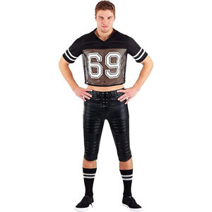 Tenue de football américain respirante pour entraînement et match, maillot en mesh, pantalon rembourré, équipement sportif - Product Image 5