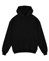 Sweat à capuche épais 460 g/m² en coton 100 % imperméable, tricoté en molleton, écoresponsable, coupe oversize à épaules tombantes pour homme
