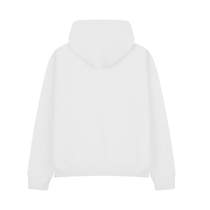 Sudadera con Capucha Blanca con Cierre, Unisex, de Algodón y Felpa, Informal, Lisa, con Cierre Completo, para Invierno, Proveedor Mayorista de Ropa Urbana - Product Image 2