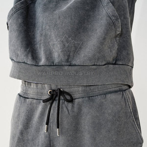 Chándal para hombre con lavado ácido, diseño moderno, ajuste cómodo, ideal para uso diario, viajes y actividades al aire libre. - Product Image 5