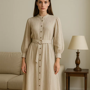 YXD072 <span class=keywords><strong>IG</strong></span> <span class=keywords><strong>ผ้า</strong></span><span class=keywords><strong>ลินิน</strong></span>ผสมระดับไฮเอนด์แบบเรียบง่ายเรียบง่ายปรับแต่งได้สำหรับราคาโรงงานขายส่ง - Product Image 1