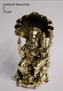 Fabriqué à la main en laiton indien dieu Figurine décorative spirituelle Statue à la main hindou idole en gros maison Temple bureau bénédiction - Product Image 5