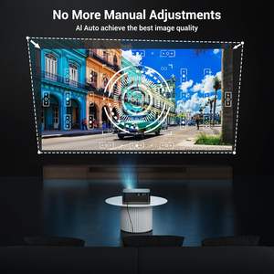 Nuevo proyector 4K con WiFi Bluetooth, enfoque automático, pantalla de 300 '', cine en casa interior/exterior, compatible con teléfono/TV Stick/PC - Product Image 3