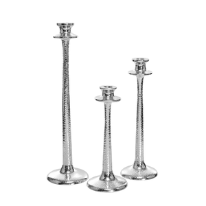 Bougie de qualité antique et photophore ensemble de 3 décoratifs uniques écologiques pour mariage de restaurant à la maison - Product Image 1