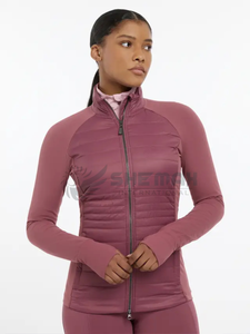 แจ็กเก็ตขี่ม้าผู้หญิงเสื้อคลุมขี่ม้าระบายอากาศได้ดีกันน้ำออกแบบมาสำหรับการฝึกซ้อมและแข่งขันกลางแจ้งที่มีน้ำหนักเบา - Product Image 4