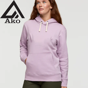 เสื้อฮู้ดดี้ผู้หญิงสีลาเวนเดอร์สุดเก๋ ทันสมัยและสวมใส่สบาย ตัวเลือกแฟชั่นที่ยั่งยืน ผสมผสานสไตล์และความสบายอย่างลงตัว โดย Ako - Product Image 1