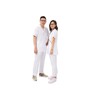 Camiseta Médica de Manga Corta Azul para Hombre y Mujer, Blusa Clínica Multicolor, Tejido Transpirable que Absorbe el Sudor, Personalizable, Talla XL - Product Image 1