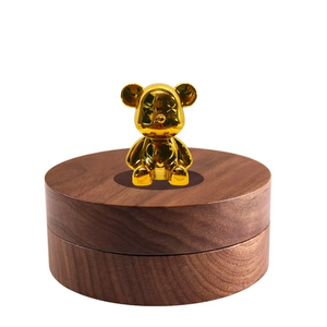 ที่เขี่ยบุหรี่ไม้อะคาเซียกันลมสไตล์ตะวันตกย้อนยุคที่เขี่ยบุหรี่ - Product Image 2