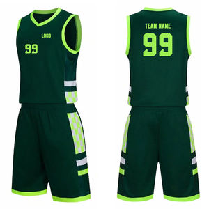 Uniforme de basket-ball en tissu 100% polyester personnalisé OEM, maillot de basket-ball de qualité supérieure fabriqué au Pakistan - Product Image 1