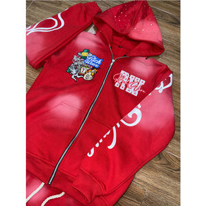 Ensemble short et sweat à capuche délavé à l'acide de haute qualité avec impression de logo personnalisé pour hommes ensemble sweat à capuche et short délavés au soleil de bonne qualité - Product Image 4