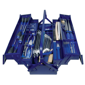 60-Piece <b>Tool</b> <b>Set</b> in Sheet Steel Case with Voltage Tester - Product Image 3