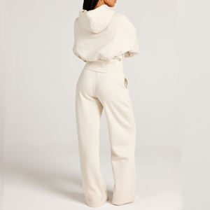 Pantalon de survêtement ample décontracté et confortable de style de rue pour femmes Pantalon élégant à coupe décontractée Pantalon de survêtement personnalisé pour femmes - Product Image 6