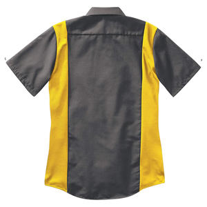 Camisas de oficina de manga corta personalizadas para mujer, blusas de uniforme de trabajo con estampado bordado para ropa de negocios corporativa - Product Image 5