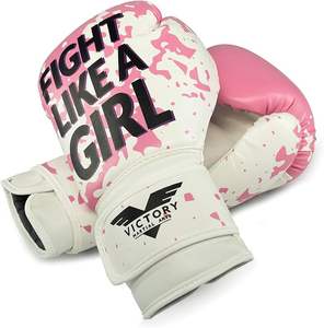 Gants de boxe professionnels personnalisés avec logo, gants de boxe en cuir PU, personnalisables, meilleurs gants de boxe pour l'entraînement de Muay Thai - Product Image 1
