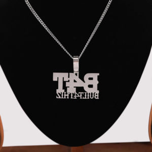 Colgante Personalizado con Letras B4T, Estilo Hip Hop, con Diamantes de Moissanita, Plata de Ley 925, Diseño Moderno - Product Image 6