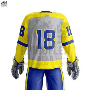 ชุดเสื้อเจอร์ซี่และกางเกงฮ็อกกี้น้ำแข็งชุดยูนิฟอร์มฮ็อกกี้น้ำแข็ง - Product Image 6